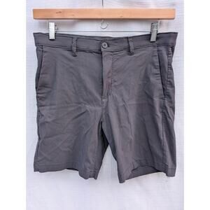Copper & Oak Mens Momentum All Day Shorts Size 34W Gray Performance Stretch